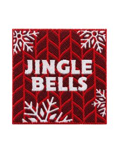 Étiquette tissée à coudre - Jingle bells
