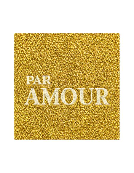Étiquette tissée à coudre - Par amour