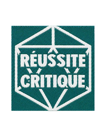 Étiquette tissée à coudre - Réussite critique