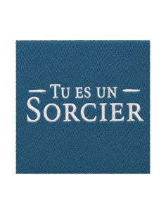 Étiquette tissée à coudre - Tu es un sorcier
