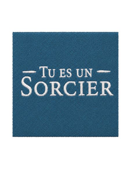 Étiquette tissée à coudre - Tu es un sorcier