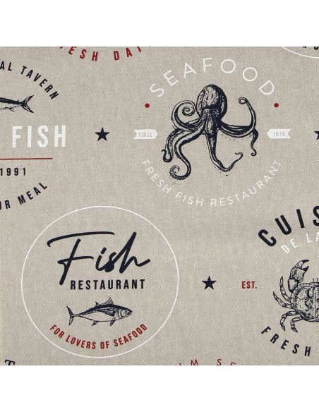 Toile de coton canvas premium - Seafood