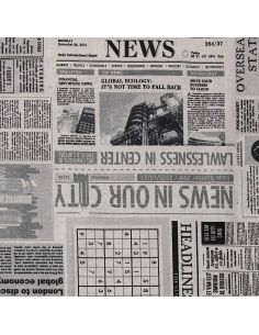Toile de coton canvas premium - Newspaper 2