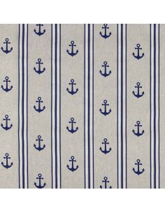 Toile de coton canvas premium - Ligne maritime 2