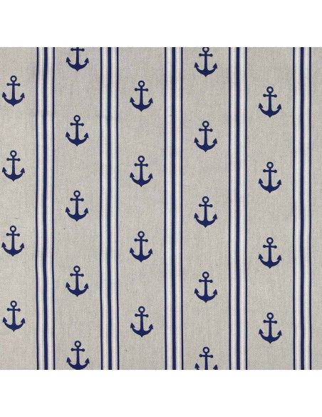 Toile de coton canvas premium - Ligne maritime