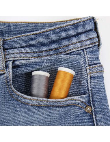 Fil à coudre jeans DMC 100 m