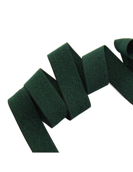 Élastique lurex 38 mm - Vert