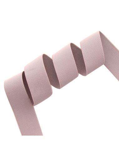 Élastique lurex 38 mm - Rose