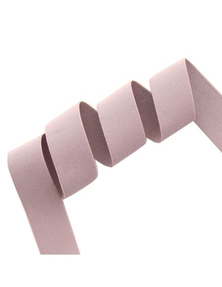 Élastique lurex 38 mm - Rose