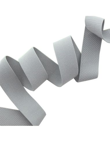 Élastique lurex 38 mm - Gris souris