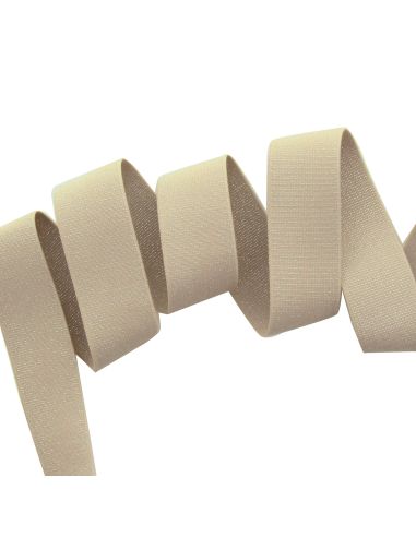 Élastique lurex 38 mm - Taupe
