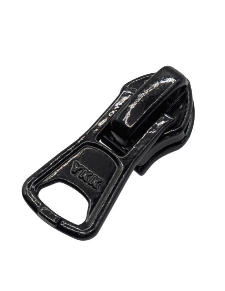 Curseur cloche pour fermeture nylon 5 mm - Noir