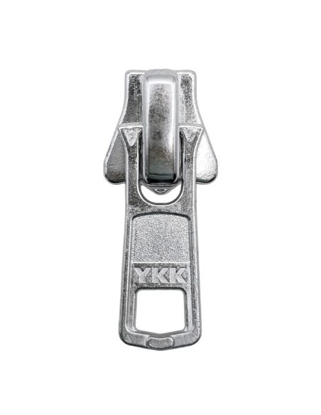 Curseur autobloquant pour fermeture invisible nylon 5 mm - Argent
