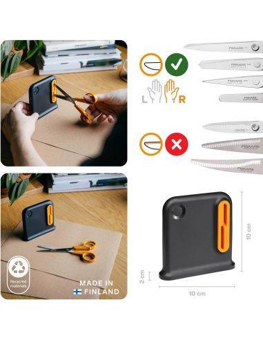 Aiguiseur de ciseaux universels pour droitiers Fiskars