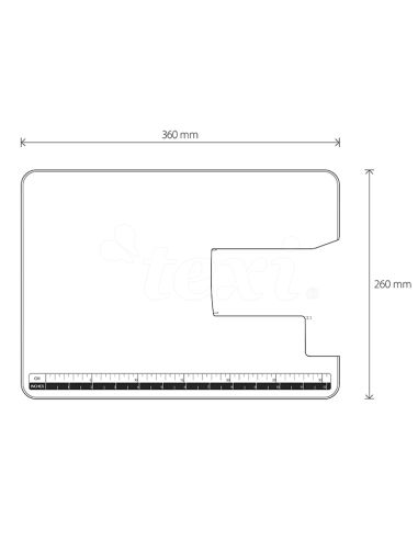 Table d´extension Texi Fox 25 - 26 cm x 36 cm
