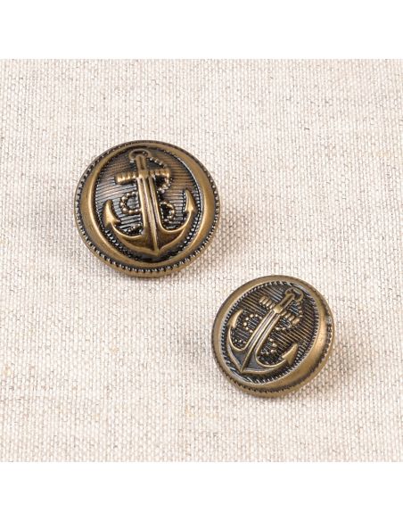 Bouton à queue Ancre - Bronze