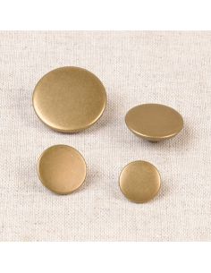 Bouton plat à queue - Bronze