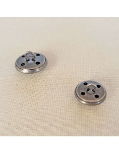 Bouton à queue Ancre - Argent vieilli 2