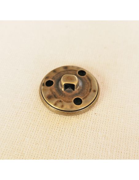 Bouton plat à queue - Bronze