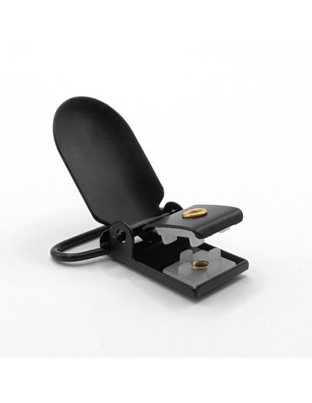 Pince bretelle noire - 20 mm