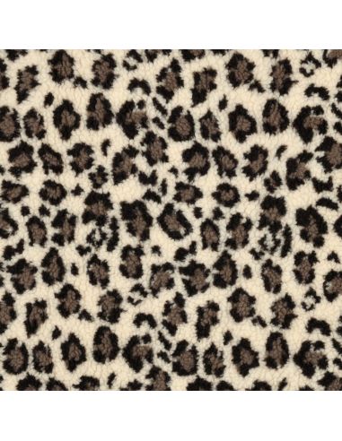 Tissu fourrure Teddy - Animal brun
