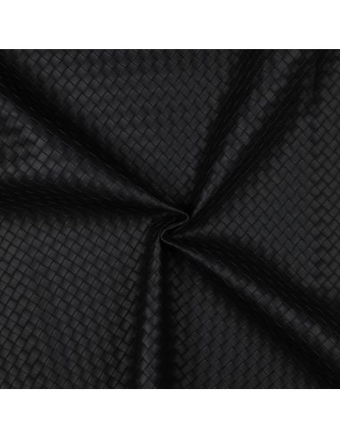 Tissu simili tissé - Noir