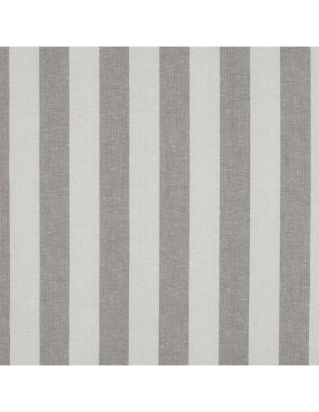 Tissus coton rayé fil teint - Beige