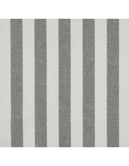 Tissus coton rayé fil teint - Gris