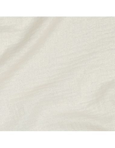 Tissu double gaze de coton irisé - Écru