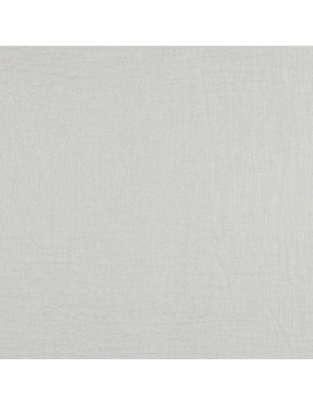Tissu double gaze de coton irisé - Blanc cassé