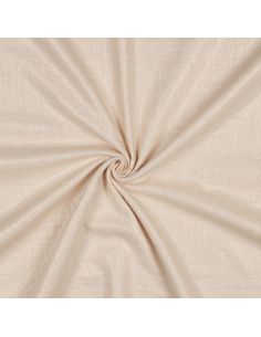 Tissu double gaze de coton irisé - Sable