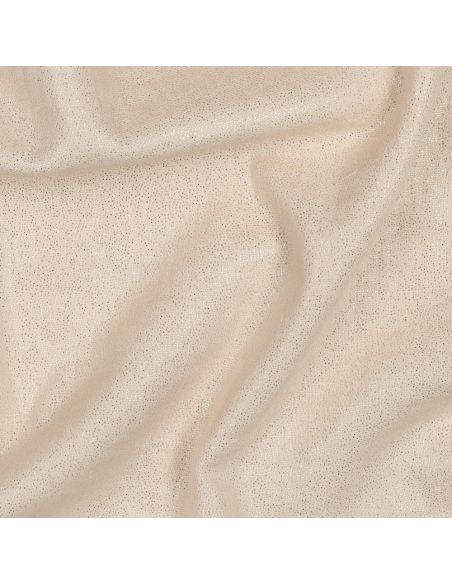 Tissu double gaze de coton irisé - Sable