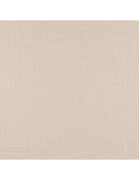 Tissu double gaze de coton irisé - Sable