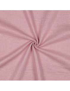 Tissu double gaze de coton irisé - Lilas