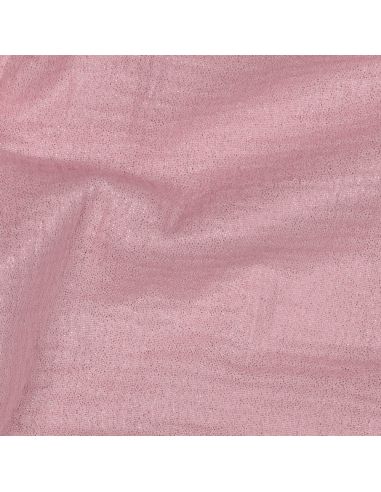 Tissu double gaze de coton irisé - Lilas
