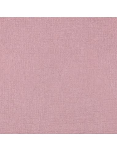 Tissu double gaze de coton irisé - Lilas