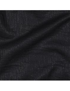 Tissu double gaze de coton irisé - Noir 2