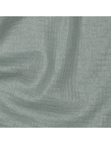 Tissu double gaze de coton irisé - Vert de gris