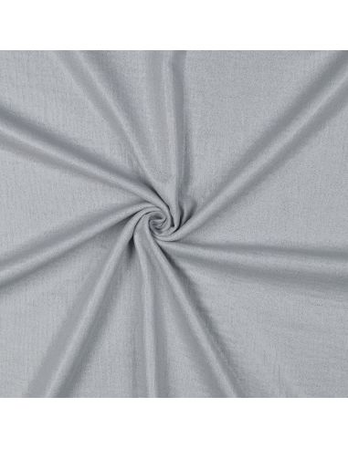Tissu double gaze de coton irisé - Gris