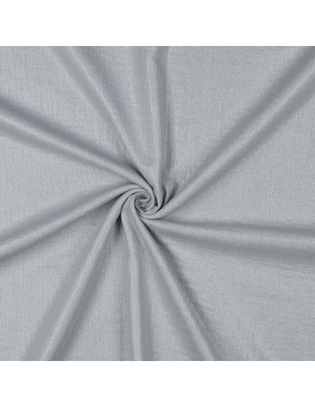 Tissu double gaze de coton irisé - Gris