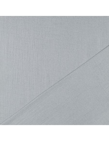Tissu double gaze de coton irisé - Gris