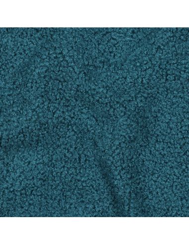 Tissu polaire Teddy double face - Bleu pétrole