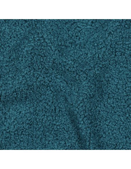 Tissu polaire Teddy double face - Bleu pétrole