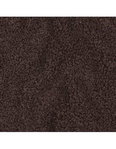 Tissu polaire Teddy double face - Marron