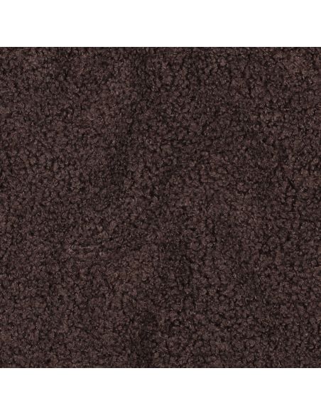 Tissu polaire Teddy double face - Marron