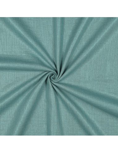 Tissu double gaze de coton irisé - Vert