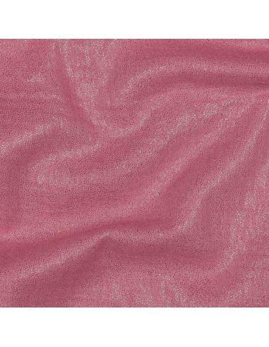 Tissu double gaze de coton irisé - Bois de rose