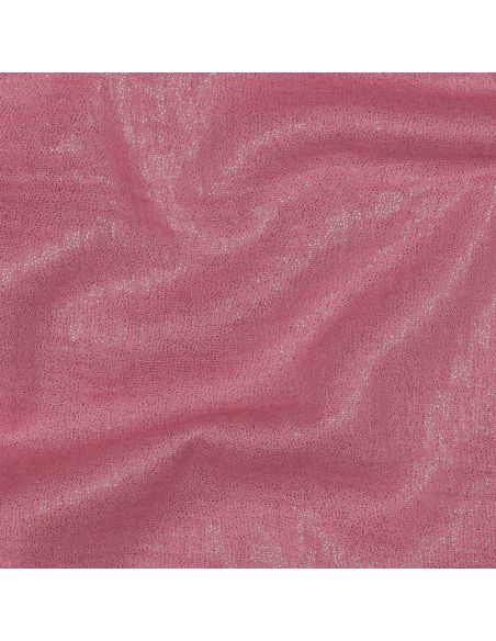 Tissu double gaze de coton irisé - Bois de rose