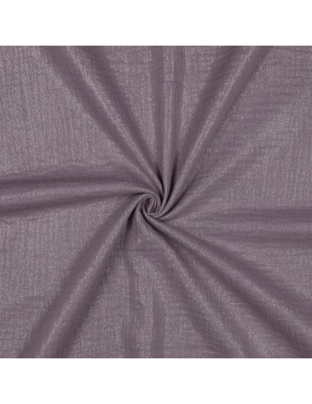 Tissu double gaze de coton irisé - Glycine