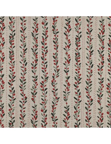 Toile de coton canvas Noël - Ornements de noël
